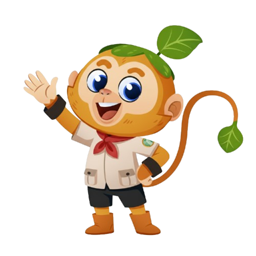 Si Monta, Icon Tahura Djuanda Dago Pakar Bandung yang mengajak untuk menginap di Glamping Tahura Dago Pakar Bandung