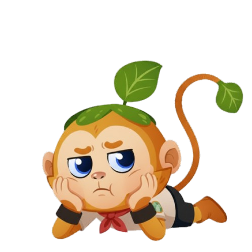 Si Monta sedang cemberut, menunggu reservasi Glamping Tahura