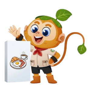 Sarapan di Glamping Tahura